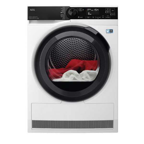 AEG T738A4OBC 8KG 7000 Series Heat Pump Dryer - Brisbane Home Appliances