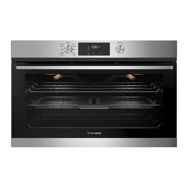Westinghouse WVEP916SC 90cm Pyrolytic Electric Built-In Oven with AirFry