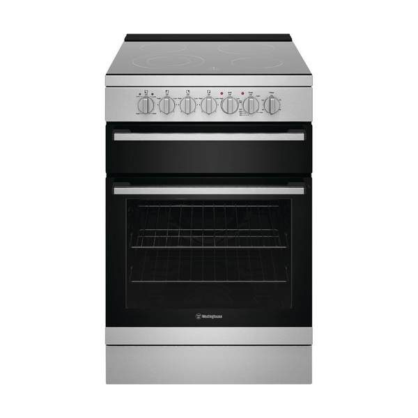 Westinghouse WFE642SCB 60cm Freestanding Electric Oven and Ceramic Cooktop