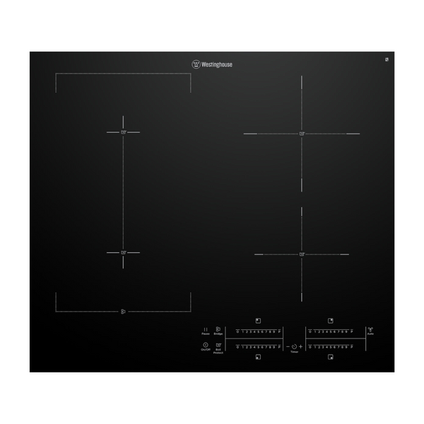 Westinghouse WHI645BD 60cm 4 zone Induction Cooktop with BoilProtect - Brisbane Home Appliances