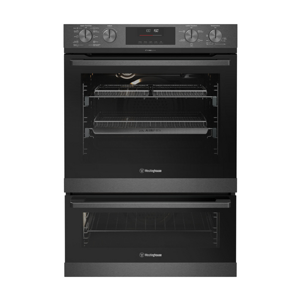 Westinghouse WVEP6727DD 60cm Multi-Function Pyrolytic Double Oven with AirFry & SteamBake