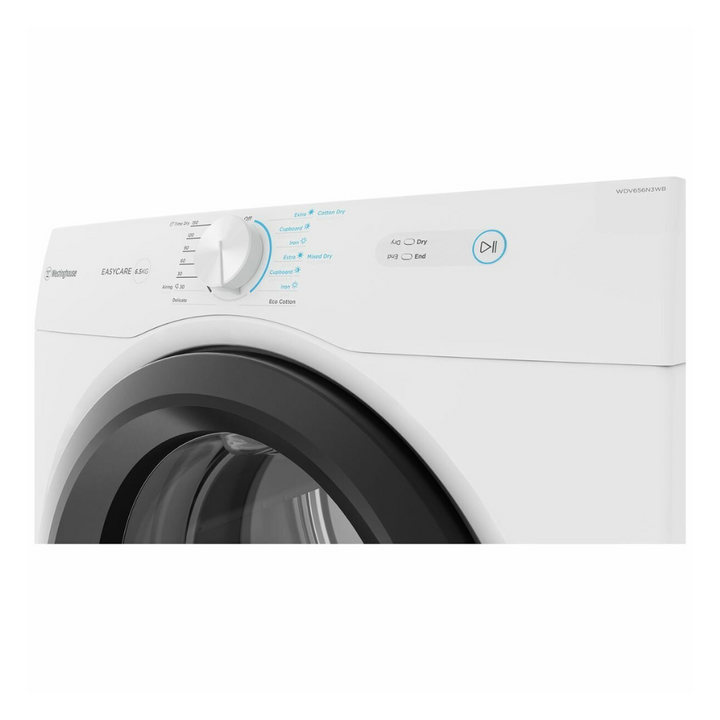 Westinghouse WDV656N3WB 6.5kg Vented Dryer - Brisbane Home Appliances
