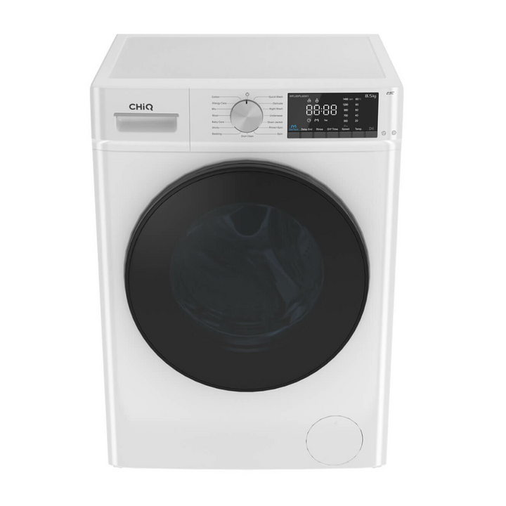 CHiQ WFL85PL48W1 8.5Kg Front Load Washing Machine (Brand New) - Brisbane Home Appliances